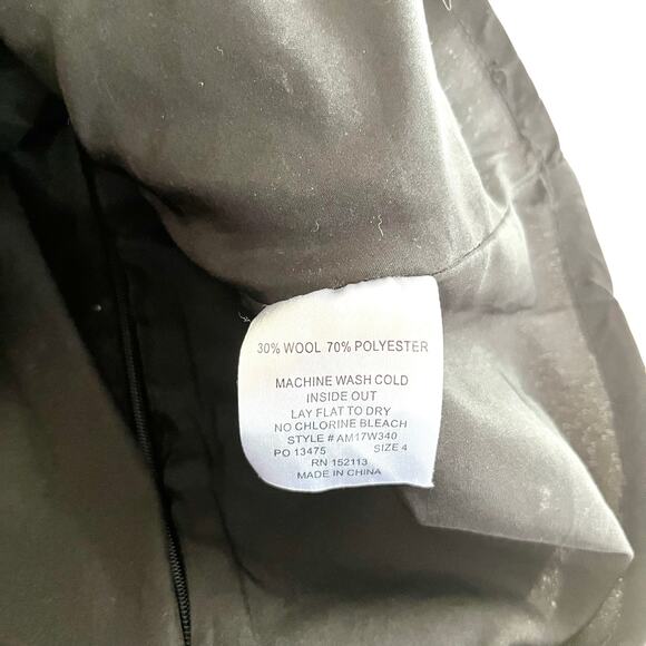 Bien Jolie girls black wool blend skirt with suspenders skirt size 4 - Picture 5 of 5